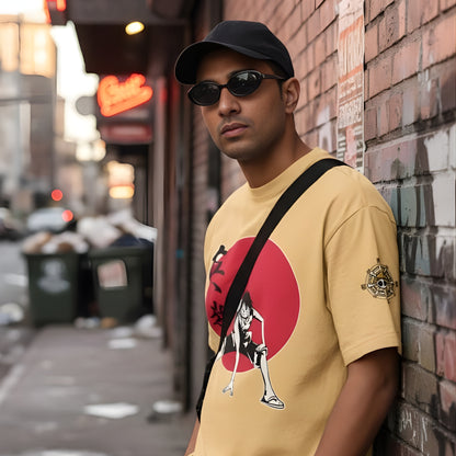 (One Piece) Monkey D. Luffy Oversized Style T-shirt (100% PREMIUM COTTON)