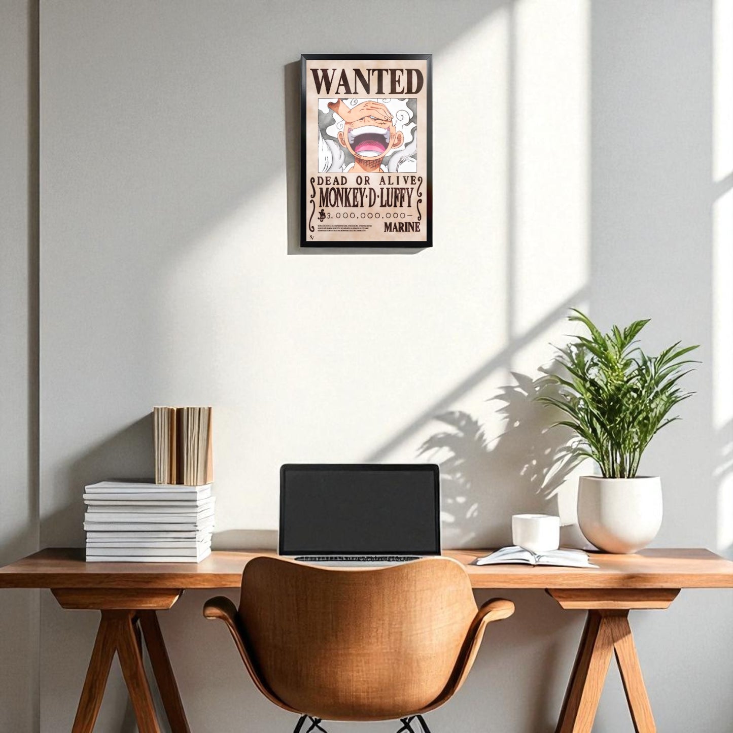 SUN GOD NIKA LUFFY GEAR 5 PHOTO FRAME (A4 SIZE) - ONE PIECE