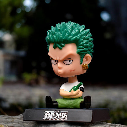 RORONOA ZORO BOBBLEHEAD/MOBILE HOLDER STAND - ONE PIECE