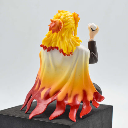 Rengoku Sitting Action Figure - Demon Slayer