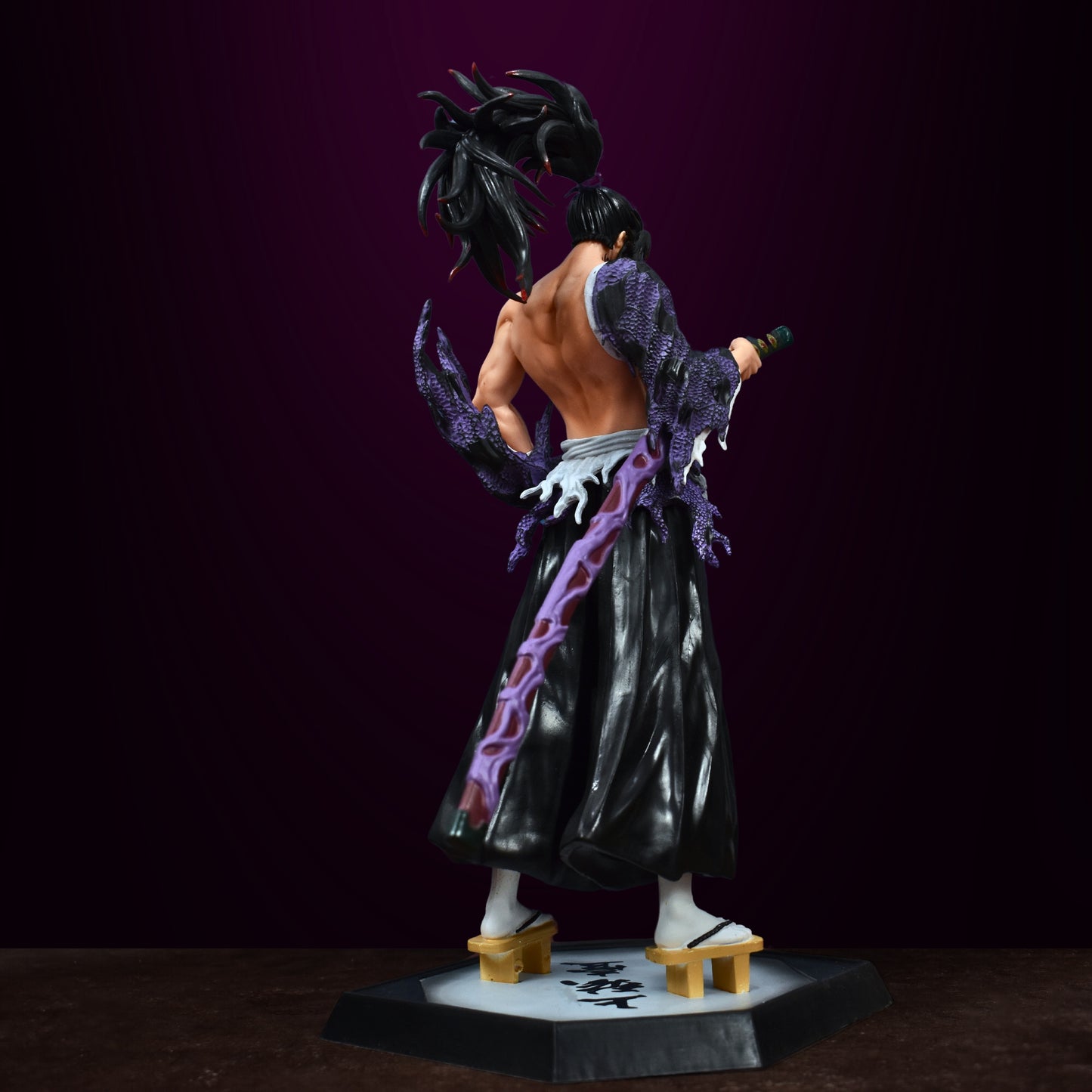 THE UPPER RANK ONE - KOKUSHIBO ACTION FIGURE WITH STAND (30 CM HEIGHT) - DEMON SLAYER