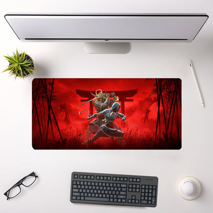 ASSASSIN CREED SHADOWS MOUSE PAD (23 X 11 INCHES) - GAMING MOUSE PAD | RUBBER BASE DESK MAT