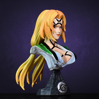 TSUNADE BUST ACTION FIGURE WITH STAND (15 CM HEIGHT) - NARUTO