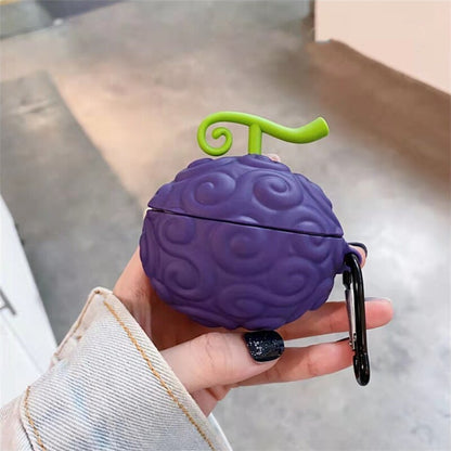 Luffy Gum-gum Fruit Iphone Airpods Cover Protection Case (Silicone)