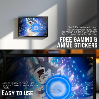SON GOKU ULTRA INSTINCT PHOTO FRAME (A4 SIZE) - DRAGON BALL Z