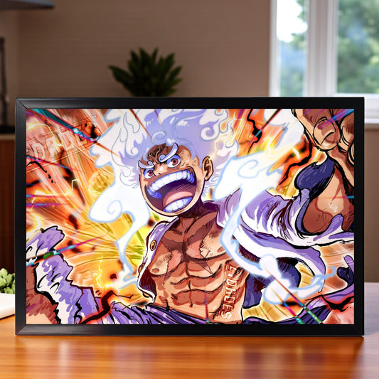 SUN GOD NIKA LUFFY GEAR 5 PHOTO FRAME (A4 SIZE) - ONE PIEC