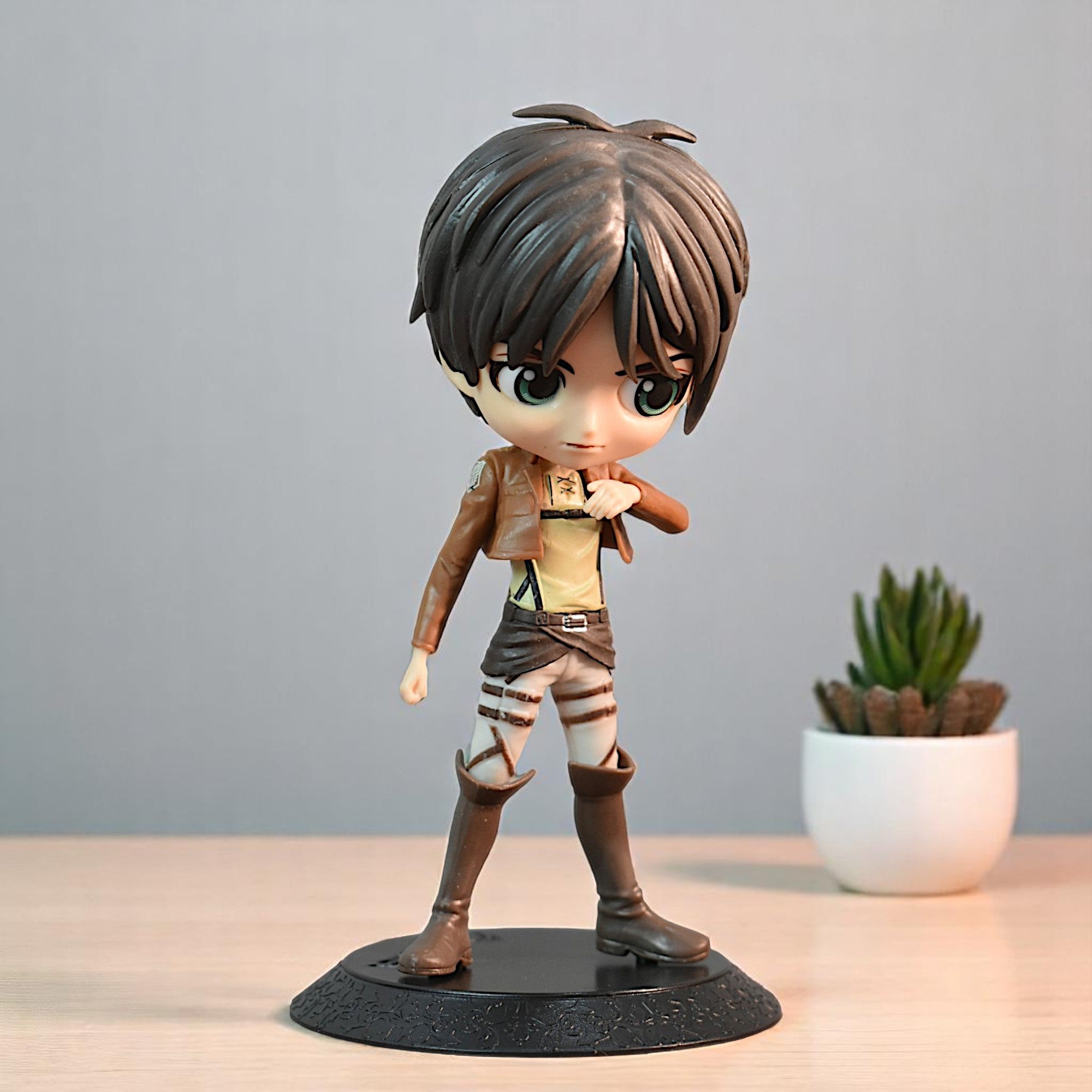EREN YEAGER Q POSKET ACTION FIGURE WITH STAND (15 CM HEIGHT) - ATTACK ON TITAN