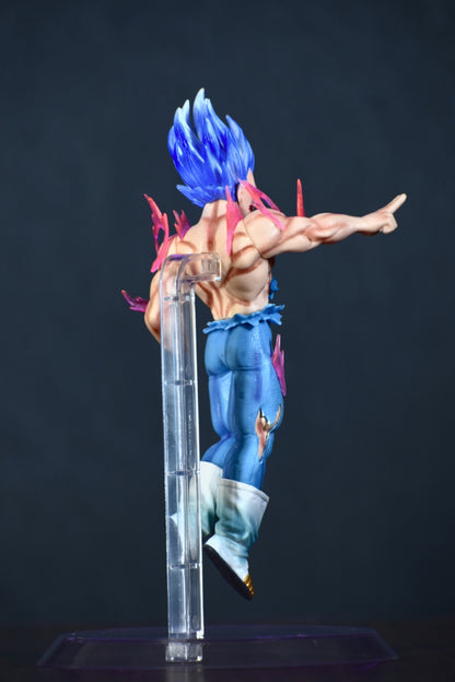 PRINCE VEGETA SSJ BLUE ACTION FIGURE WITH STAND (18 Cm Height) - Dragon Ball Z