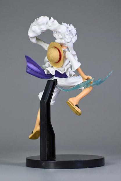 LUFFY GEAR 5 ACTION FIGURE WITH THUNDER SWORD AND STAND (18 CM HEIGHT) - ONE PIECE