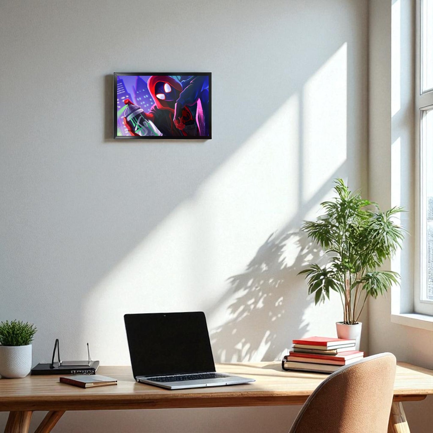 MILES MORALES SPIDERMAN PHOTO FRAME (A4 SIZE)