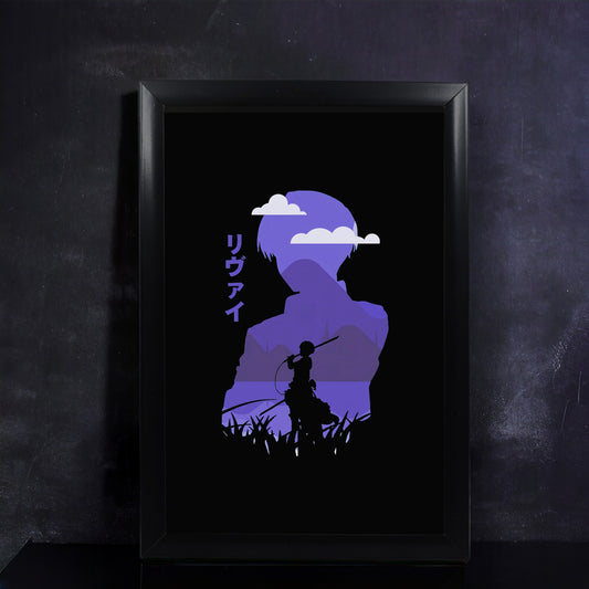 Capt. Levi Ackerman Photo Frame (A4 Size) - Attack On Titan