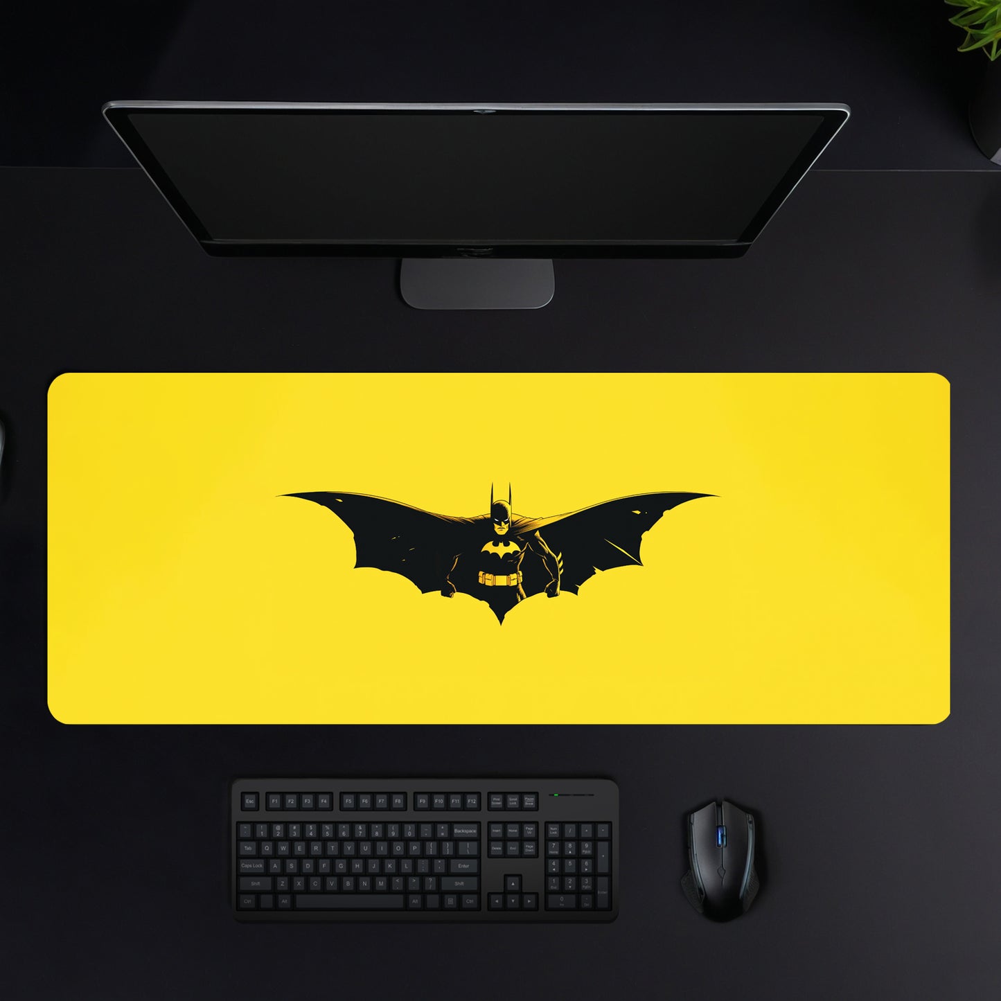 Batman Desk Mat (31 X 12 Inches) - Gaming Mouse Pad | Rubber Base Desk Mat