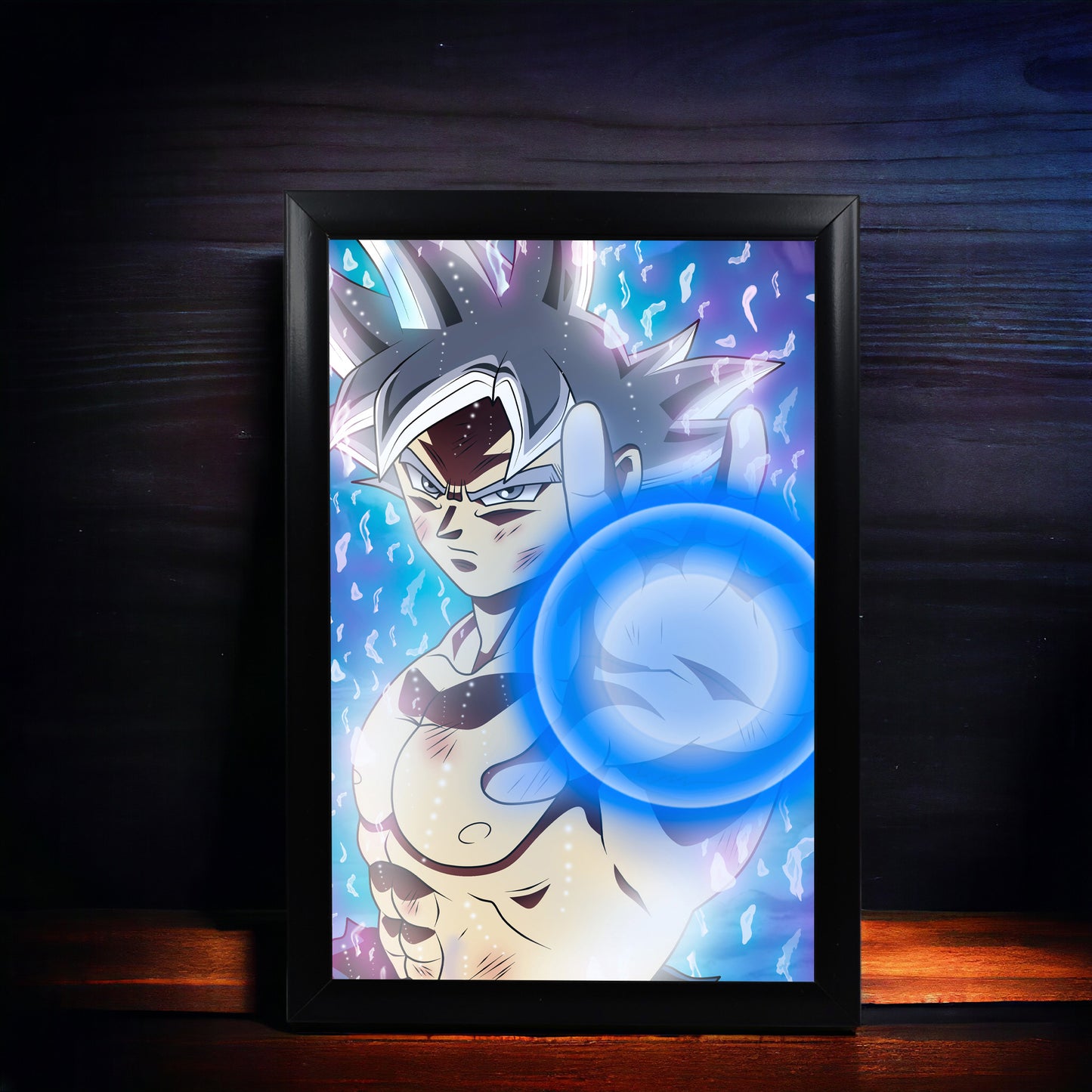 Goku Ultra Instinct Action Figure With A4 Size Goku Photo Frame - Dragon Ball Z