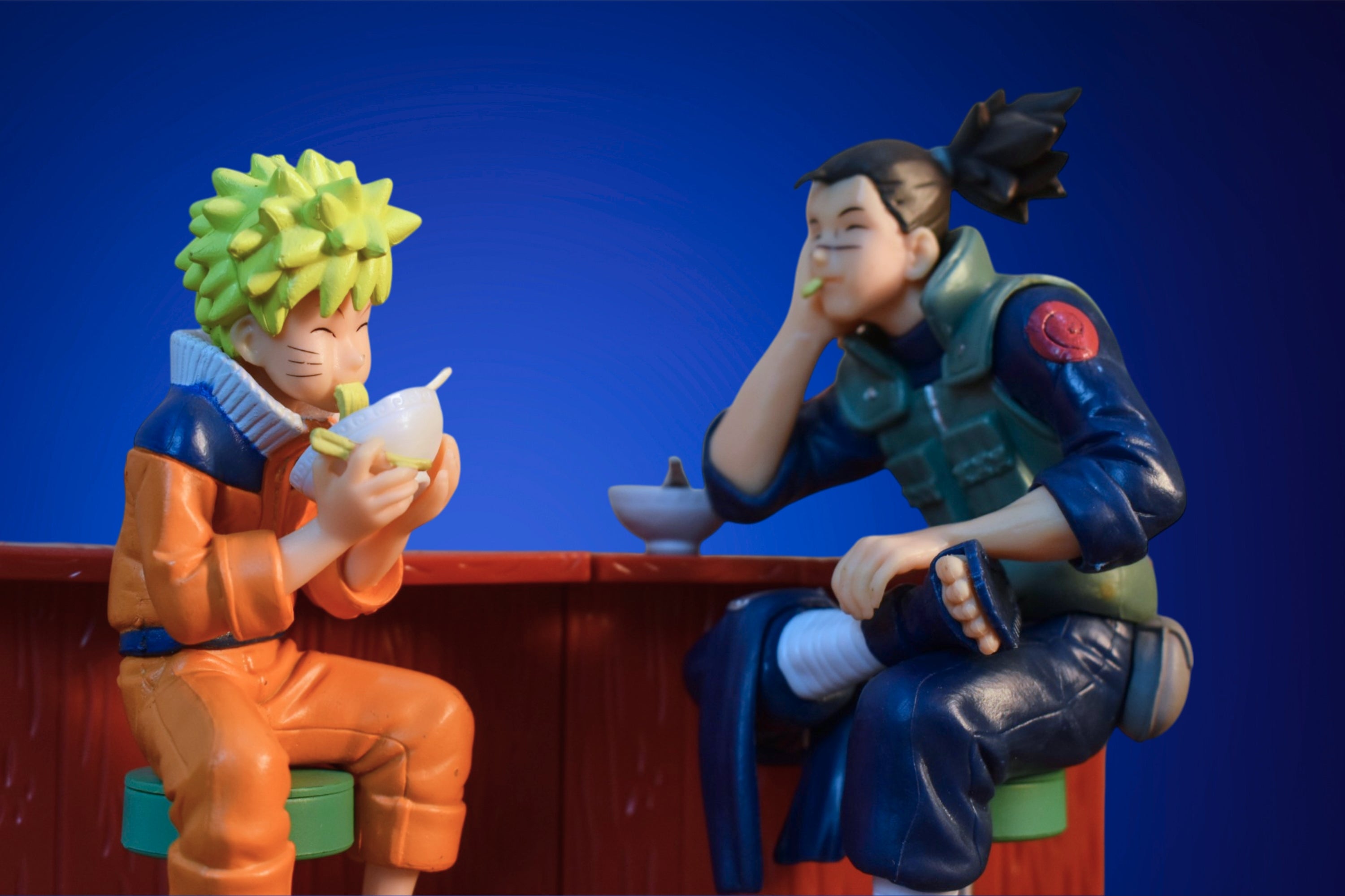 Naruto & Iruka Sensei Ramen Time – Collectible Anime Figures Set - Naruto