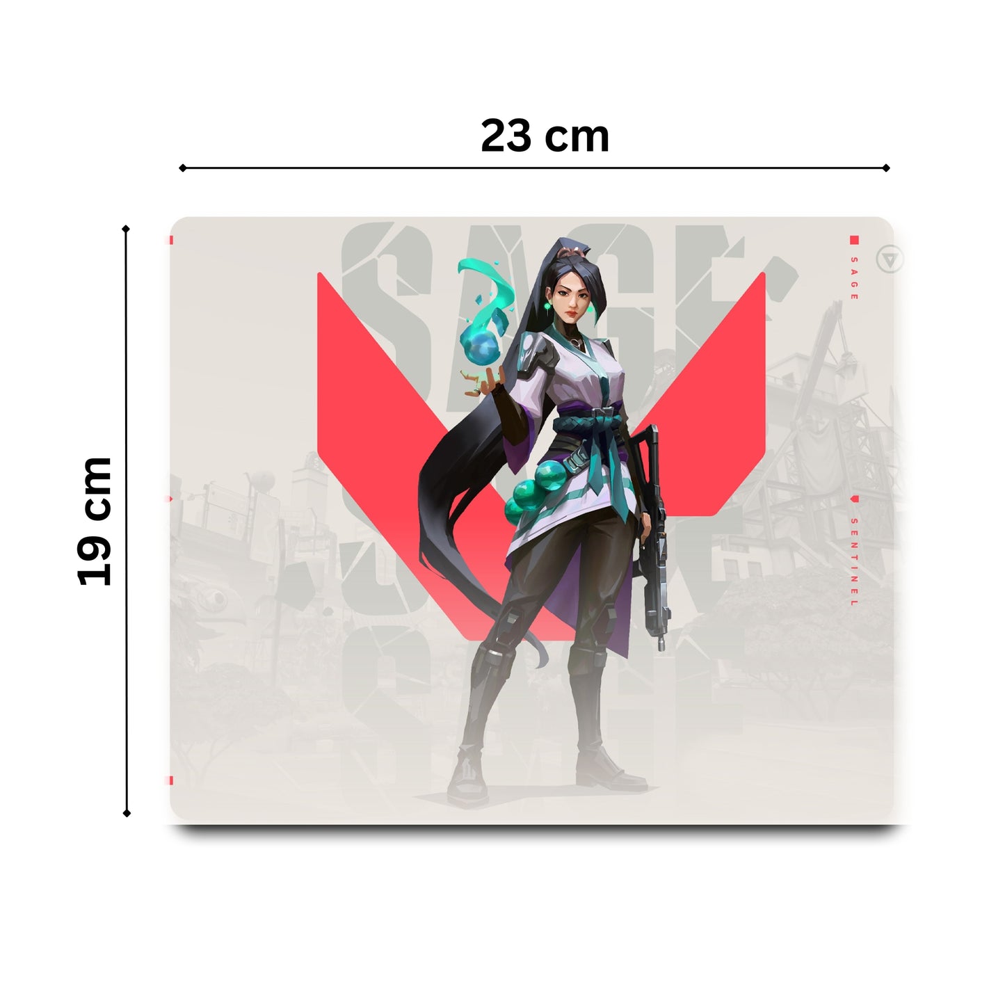 Valorant Sage Mouse Pad (9 X 7.5 Inches) - Gaming Mouse Pad
