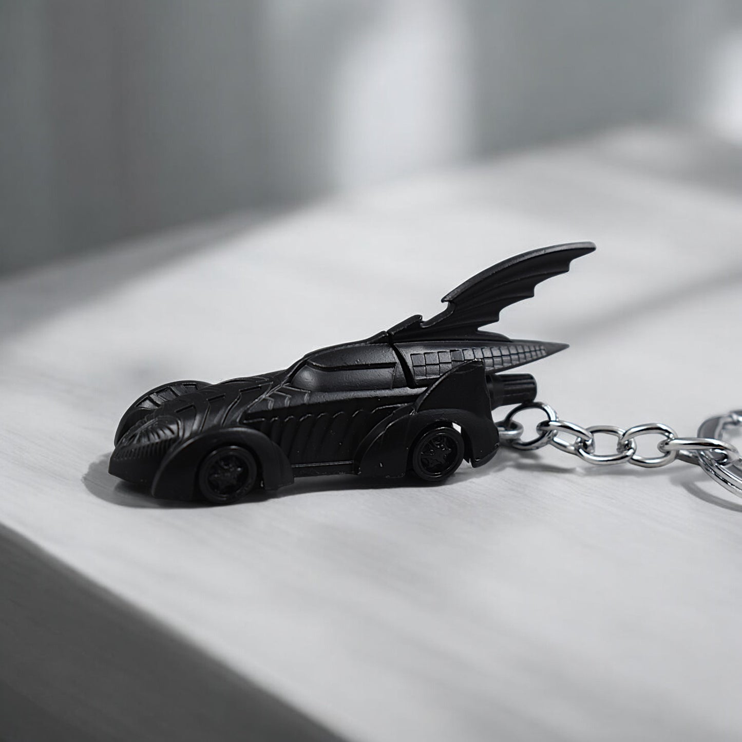 Batman Batmobile Car Premium Metal Keychain