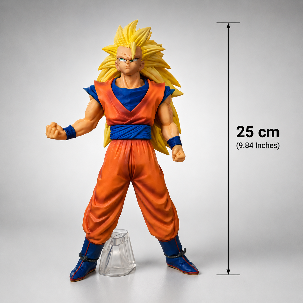 Super Saiyan 3 Goku Action Figure with Stand (25 CM) – Dragon Ball Z
