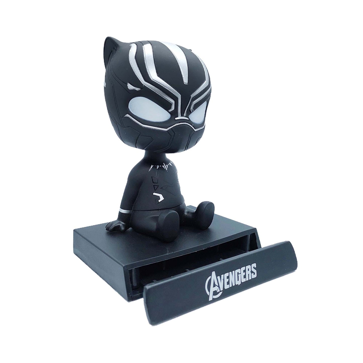 MARVEL BLACK PANTHER BOBBLEHEAD/MOBILE HOLDER STAND