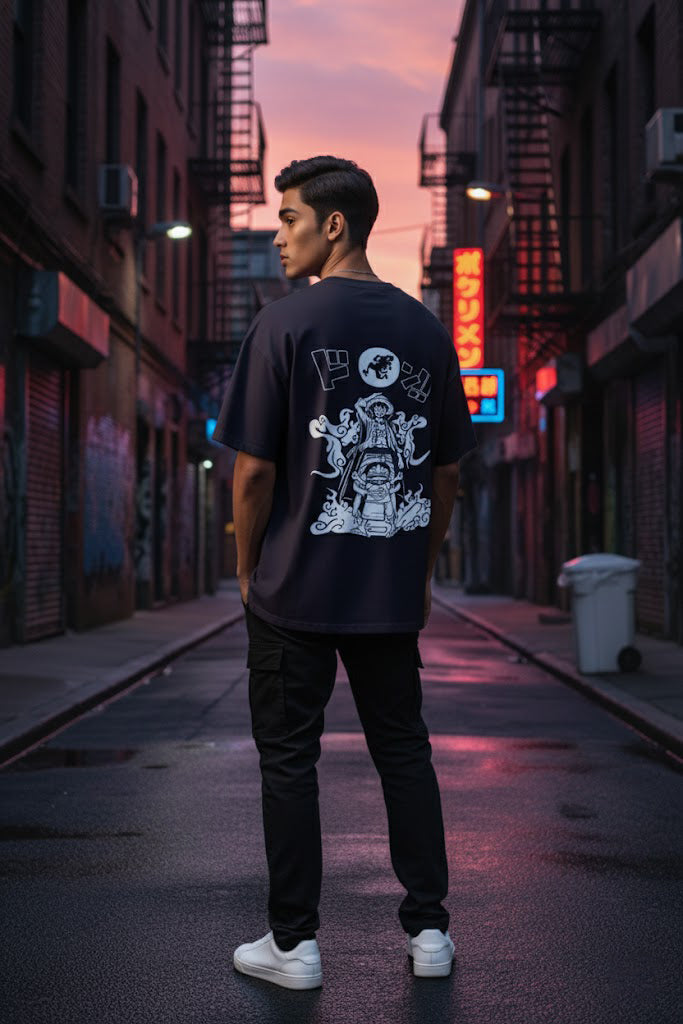 Monkey D. Luffy Oversized Style T-shirt (100% PREMIUM COTTON)