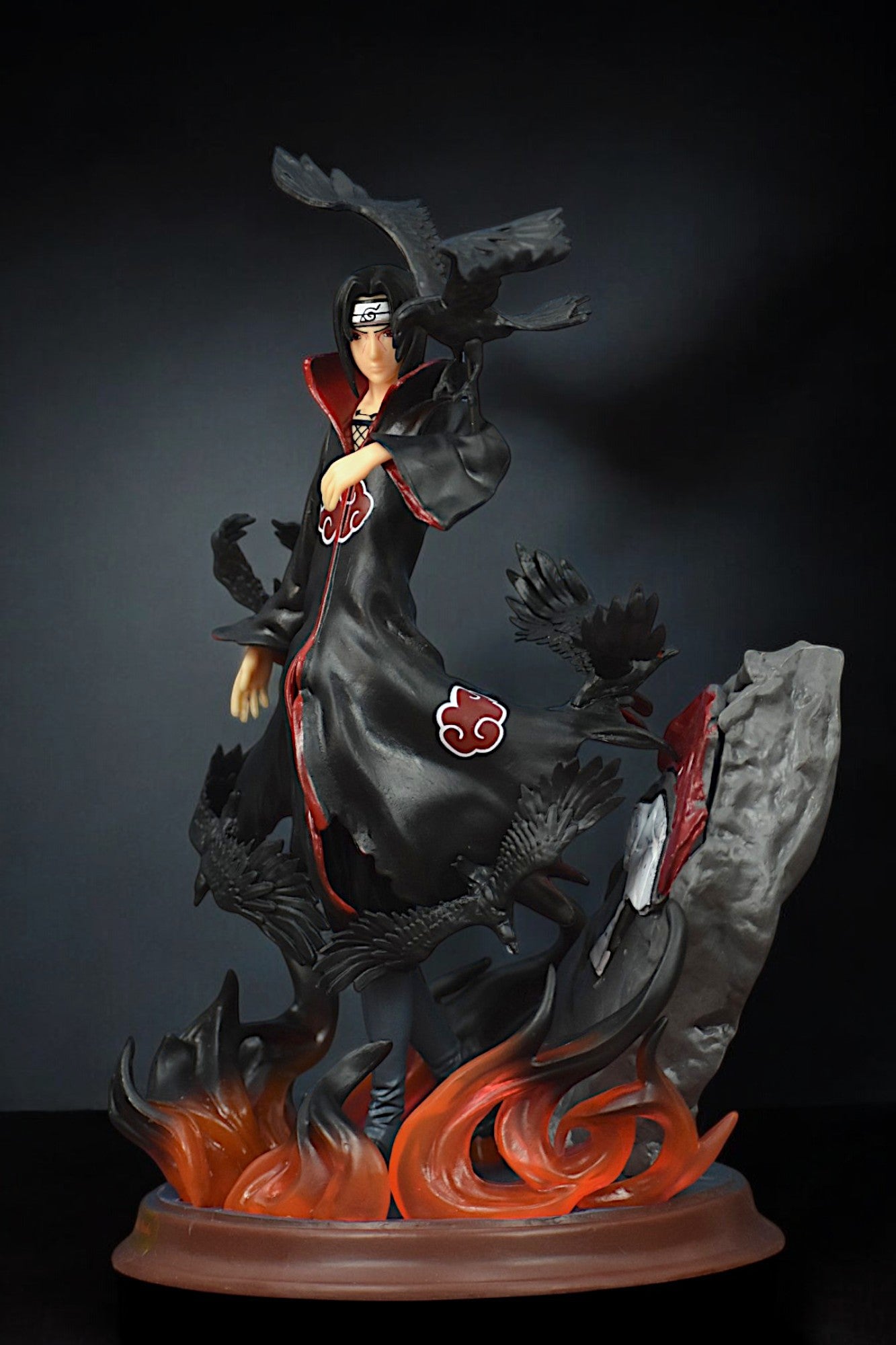 ITACHI UCHIHA ACTION FIGURE WITH 2 REPLACEABLE FACES (26 CM HEIGHT) - NARUTO