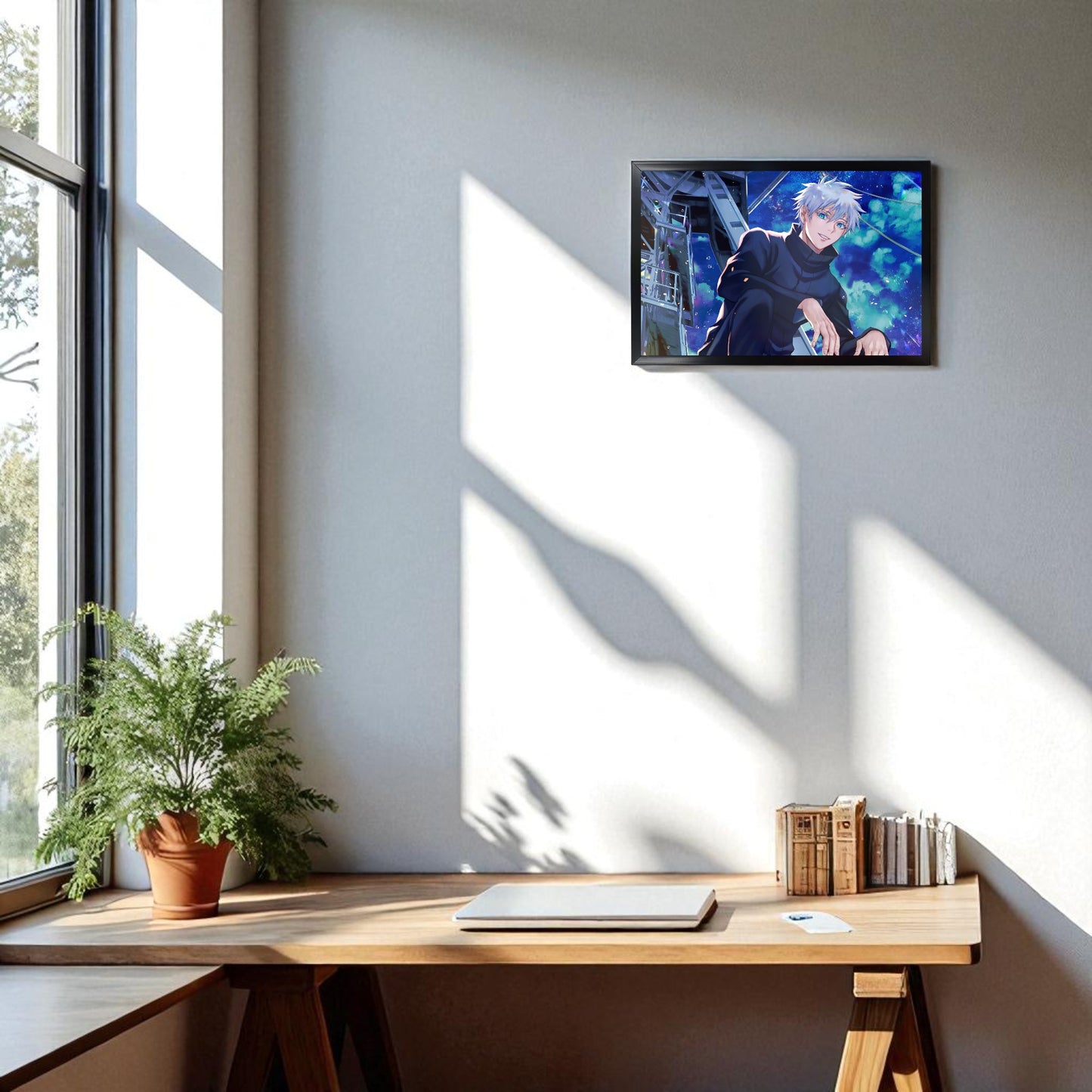 GOJO SATORU CHILL PHOTO FRAME (A4 SIZE) - JUJUTSU KAISEN