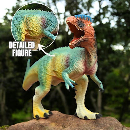 Dinosaur Action Figure - Realistic 10-inch Carnotaurus Toy
