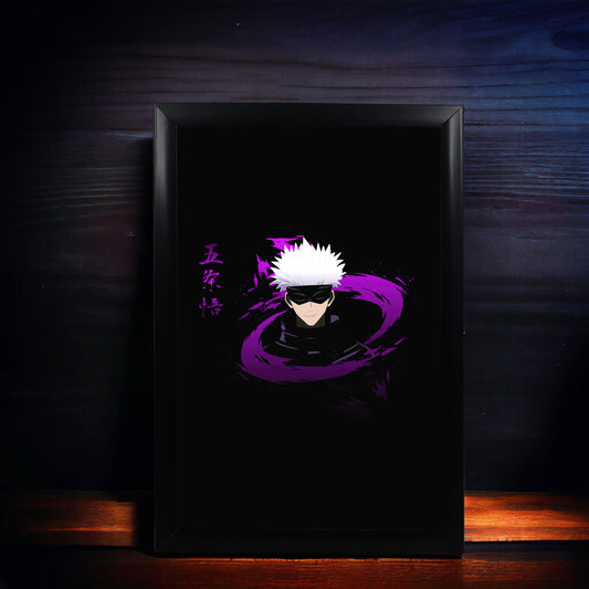 Gojo Satoru Photo Frame (A4 Size) - Jujutsu Kaisen