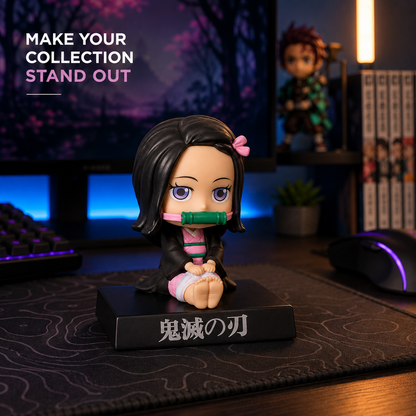NEZUKO BOBBLEHEAD/MOBILE HOLDER STAND