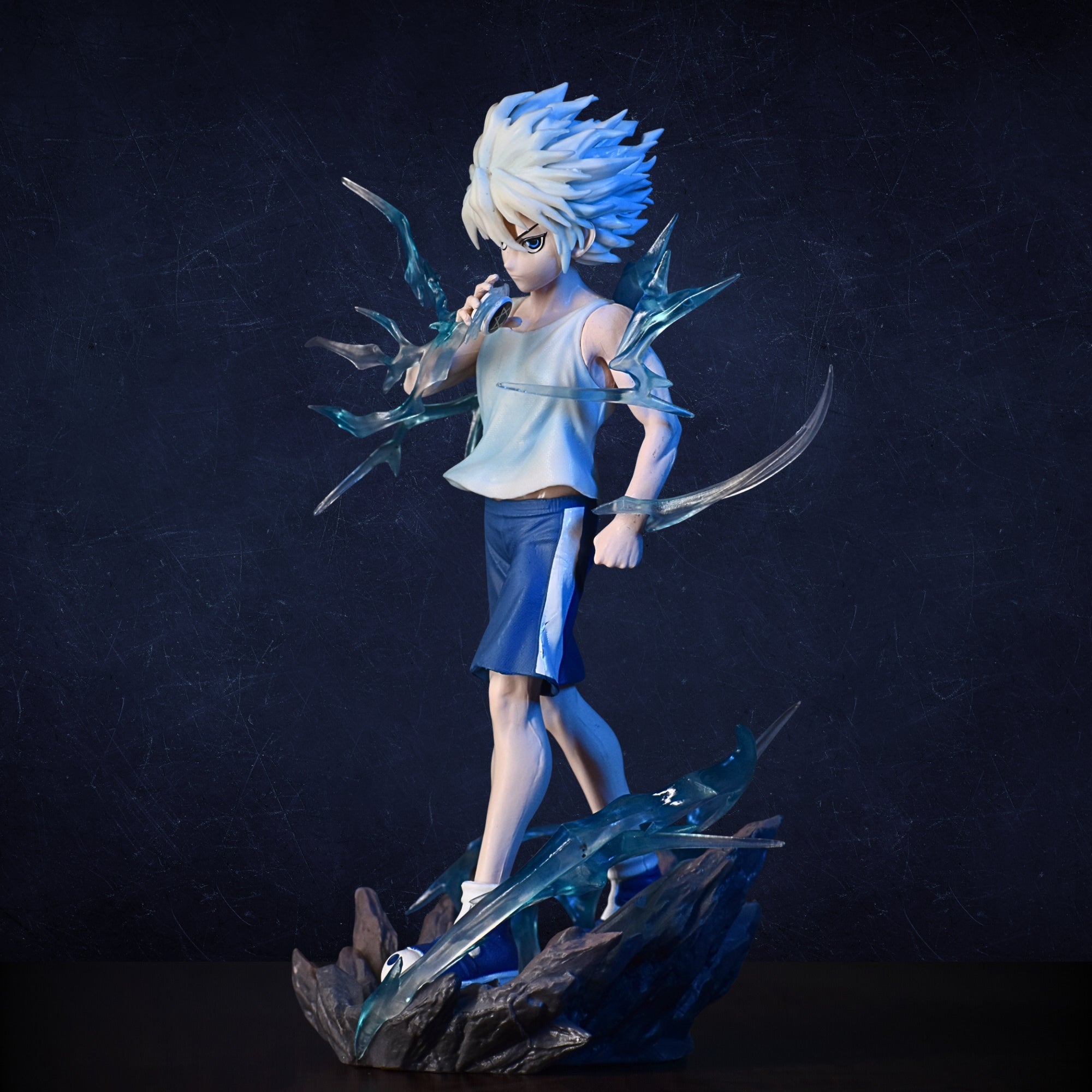 KILLUA ACTION FIGURE WITH THUNDER STAND (24 CM HEIGHT) - HUNTER X HUNTER
