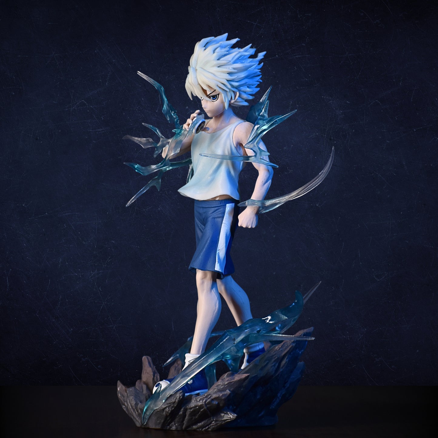 KILLUA ACTION FIGURE WITH THUNDER STAND (24 CM HEIGHT) - HUNTER X HUNTER