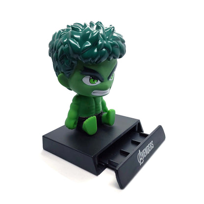 MARVEL HULK BOBBLEHEAD/MOBILE HOLDER STAND
