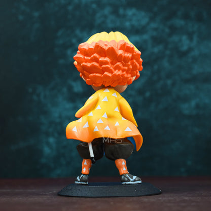 Zenitsu Agatsuma Q Posket Action Figure With Stand (16 Cm Height) - Demon Slayer