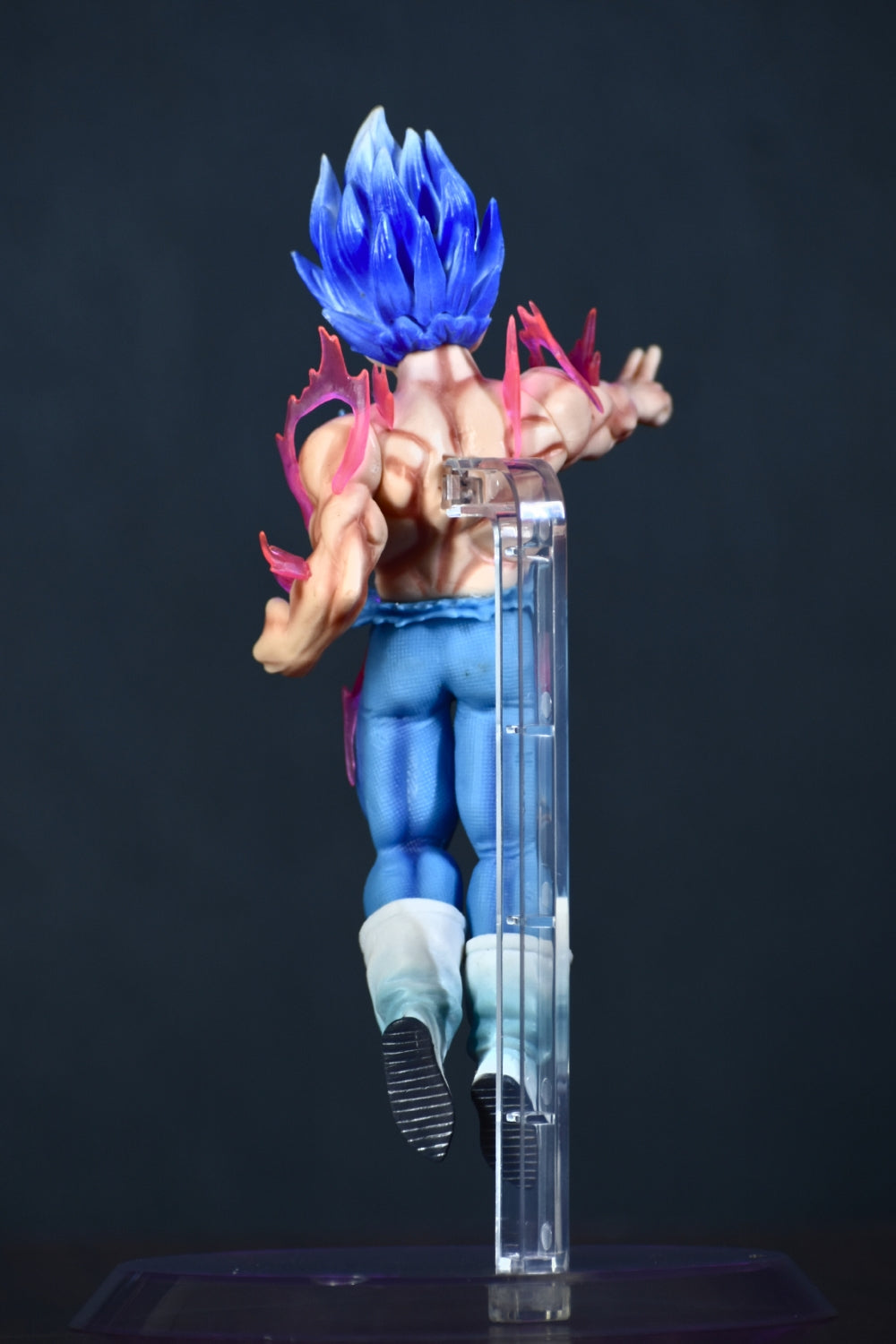 PRINCE VEGETA SSJ BLUE ACTION FIGURE WITH STAND (18 Cm Height) - Dragon Ball Z