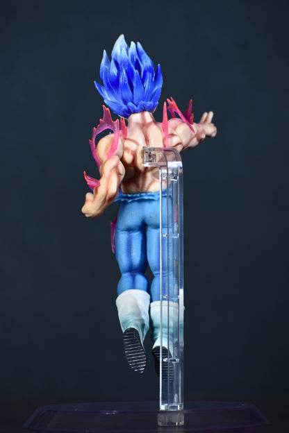 PRINCE VEGETA SSJ BLUE ACTION FIGURE WITH STAND (18 Cm Height) - Dragon Ball Z