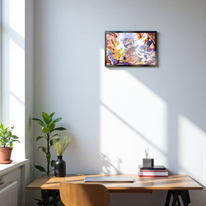 SUN GOD NIKA LUFFY GEAR 5 PHOTO FRAME (A4 SIZE) - ONE PIEC