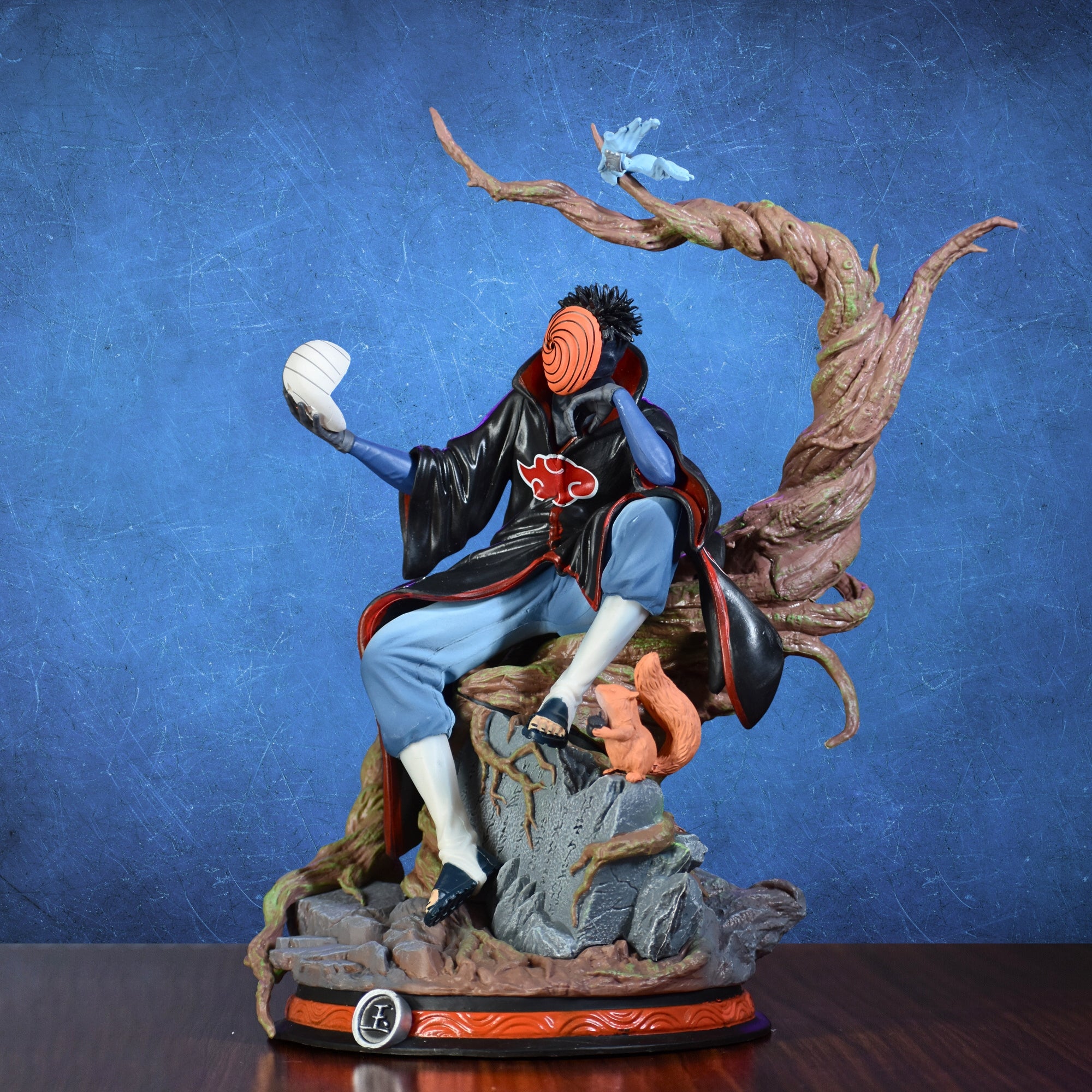 OBITO UCHIHA ICONIC ACTION FIGURE WITH 2 REPLACEABLE HEADS (32 CM HEIGHT) - NARUTO