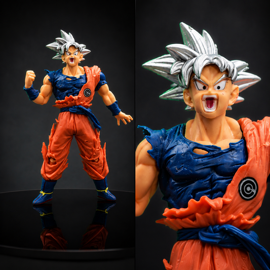 Dragon Ball Super Ultra Instinct Goku Action Figure | 18 cm Premium PVC Collectible