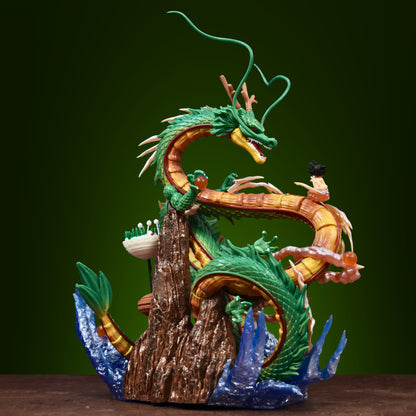 The Eternal Dragon Shenron With Son Goku Action Figure (24 Cm Height) - Dragon Ball Z