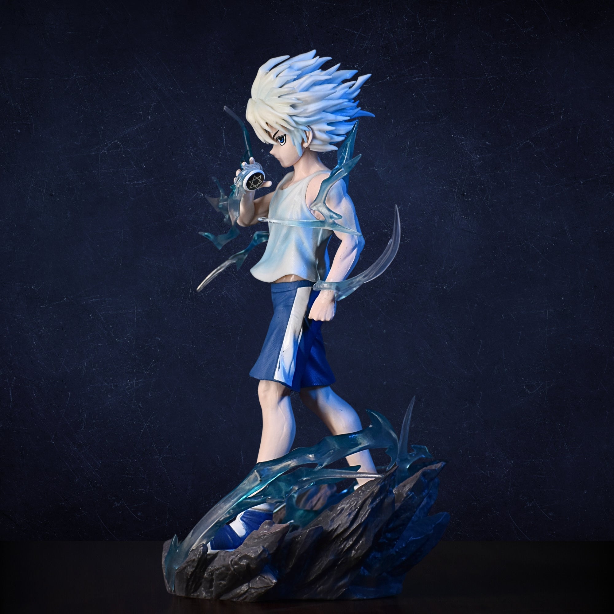 KILLUA ACTION FIGURE WITH THUNDER STAND (24 CM HEIGHT) - HUNTER X HUNTER