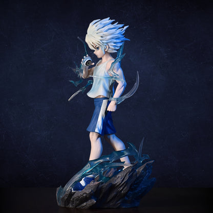 KILLUA ACTION FIGURE WITH THUNDER STAND (24 CM HEIGHT) - HUNTER X HUNTER