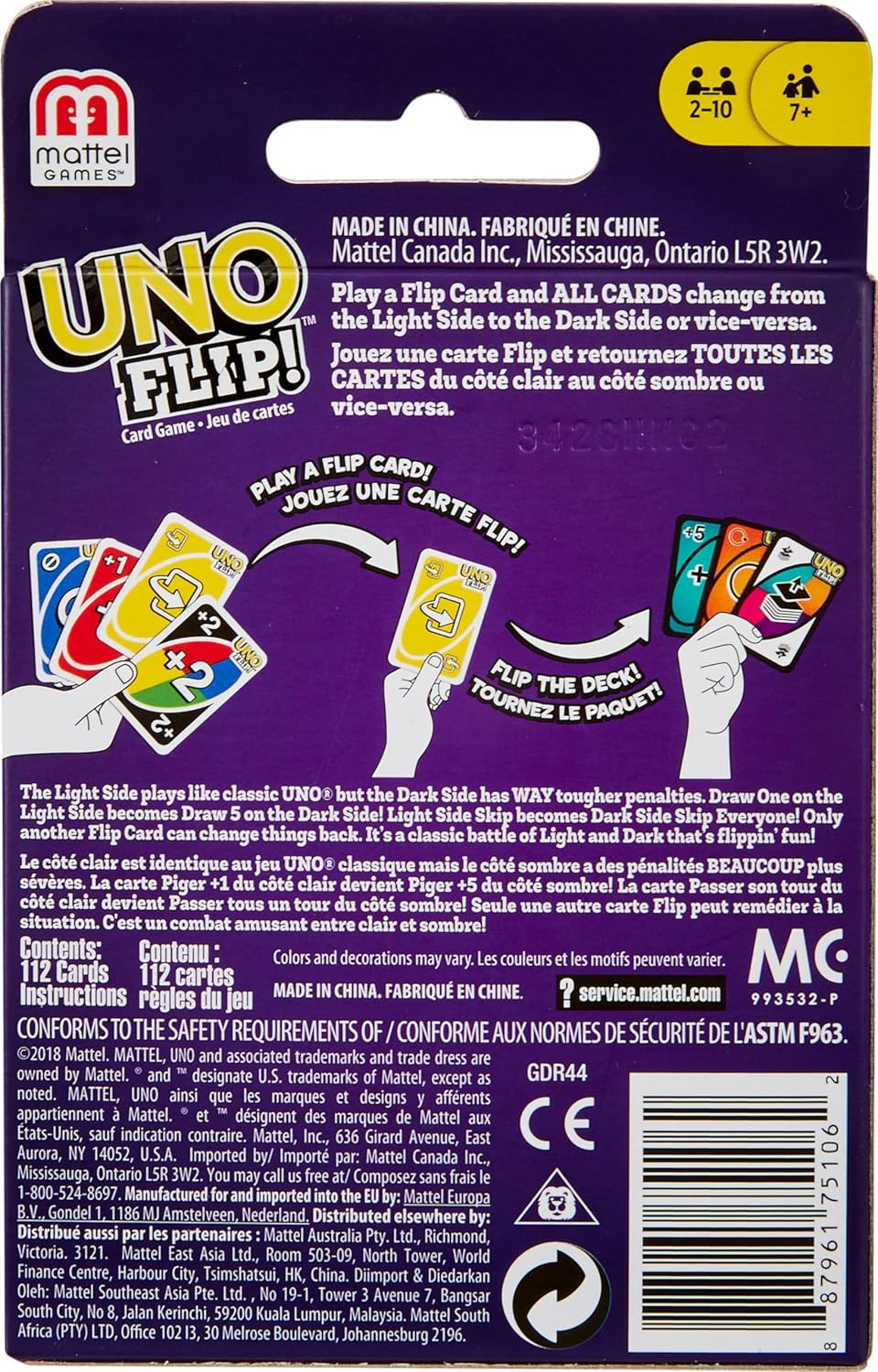 UNO Flip! Double Sided Card Game for Family & Friends | Fun Party Game