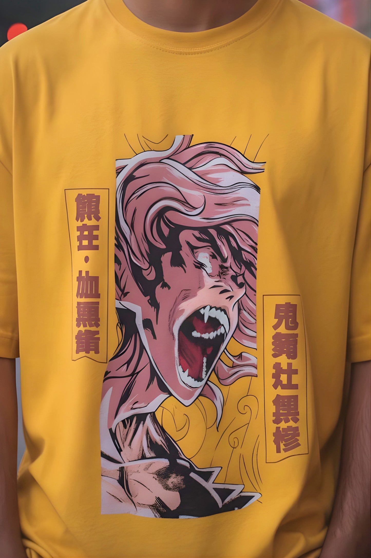 (Demon Slayer) Muzan Kibutsuji Oversized Style T-shirt (100% PREMIUM COTTON)