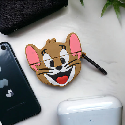 Jerry Cute Iphone Airpods Cover Protection Case (Silicone)