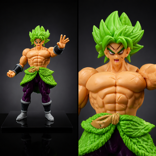 Dragon Ball Super Broly Action Figure | Super Saiyan Broly Collectible | 18 cm PVC Display Figure