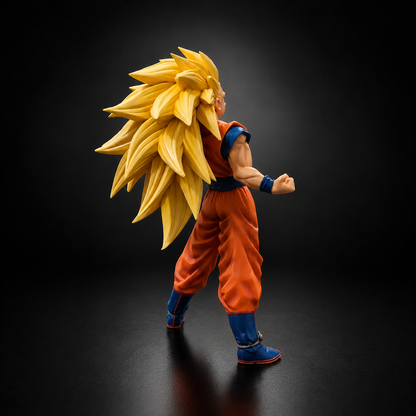 Super Saiyan 3 Goku Action Figure with Stand (25 CM) – Dragon Ball Z