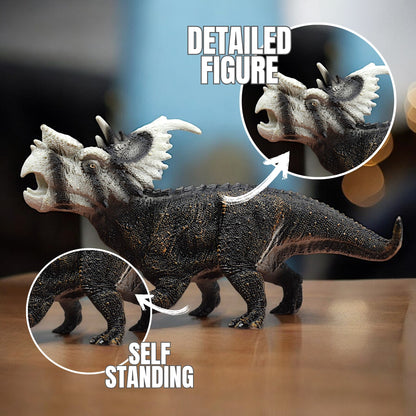 Dinosaur Action Figure - Realistic 10-Inch Pachyrhinosaurus Toy
