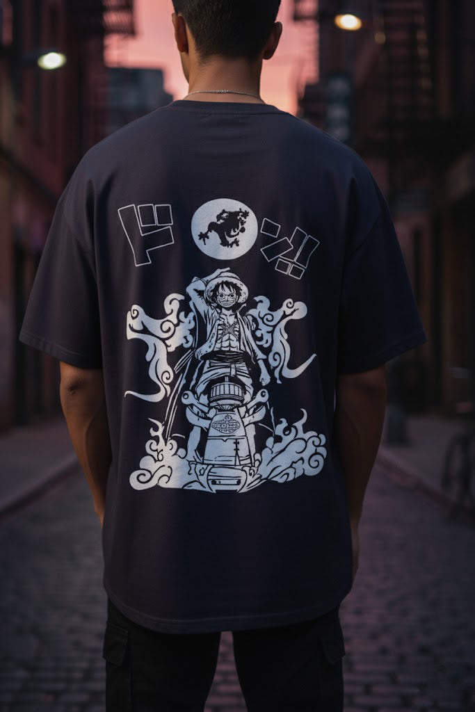 Monkey D. Luffy Oversized Style T-shirt (100% PREMIUM COTTON)