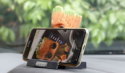 MARVEL GROOT BOBBLEHEAD/MOBILE HOLDER STAND
