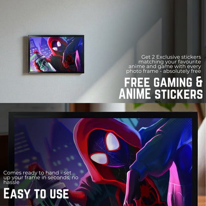 MILES MORALES SPIDERMAN PHOTO FRAME (A4 SIZE)