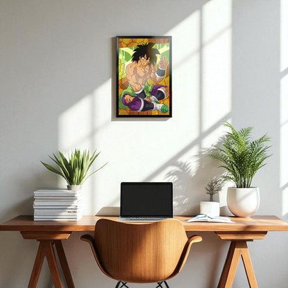 BROLY INNOCENT RARE PHOTO FRAME (A4 SIZE) - DRAGON BALL Z